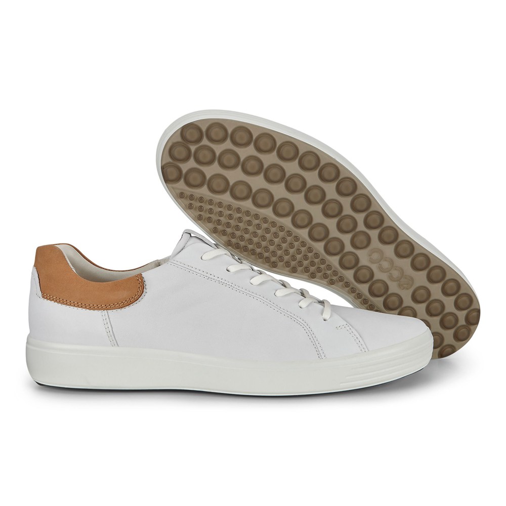 ECCO Mens Sneakers White - Soft 7 Streets - BGE-306128